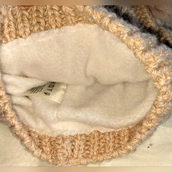 Laura Ashley Baby Lined Pom Pom Beanie Hat - Picture 5 of 7